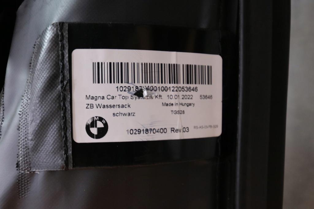 фото №8, Bmw z4 g29 cabrio дах складний folding soft top чорний 7452485