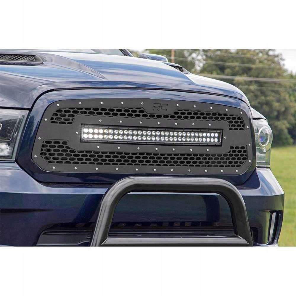 фото №6, Решітка радіатора з подвійний молдинг led 30'' dodge ram