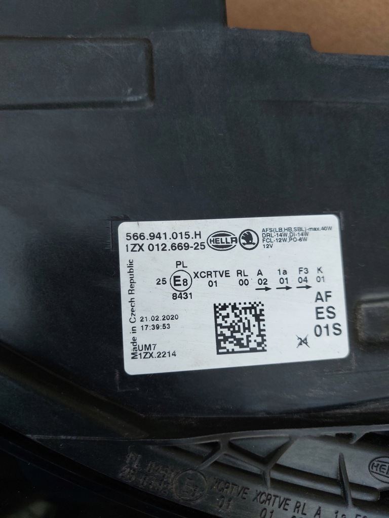 фото №13, Лампа skoda kodiaq full led ліва перед 566941015h оригінал