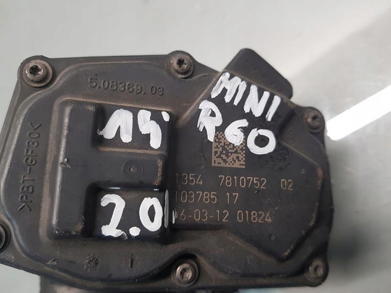 Дроссельная заслонка mini cooper r60 2.0 7810752 Цена