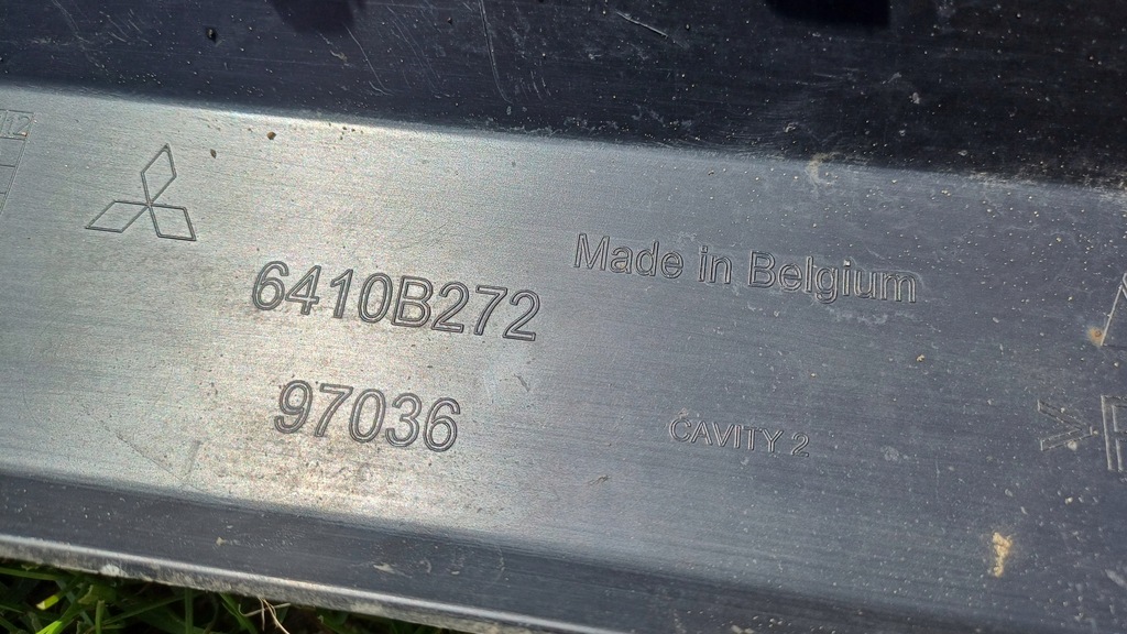 фото №11, Mitsubishi colt 09-12 5d молдинг бампера задняя задняя 6410b272