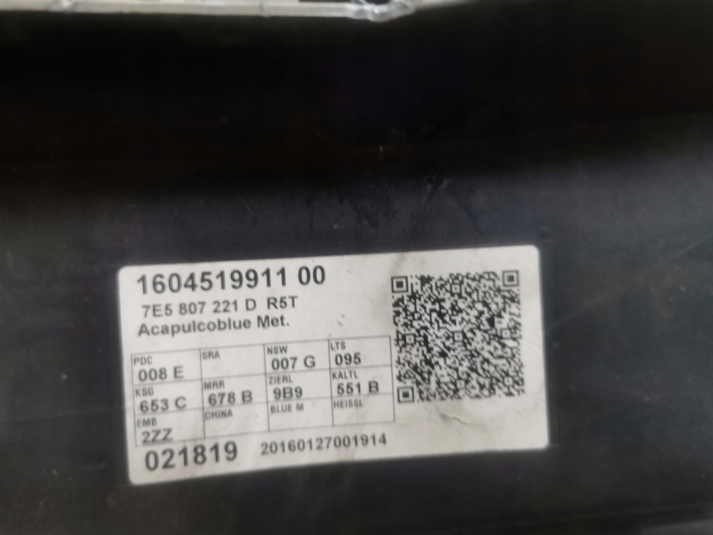 фото №10, Бампер перед vw t6 multivan california оригінальний номер 7e5807221d