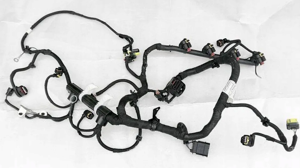 фото №1, Fiat 500 1,4t-jet abarth электропроводка двигателя