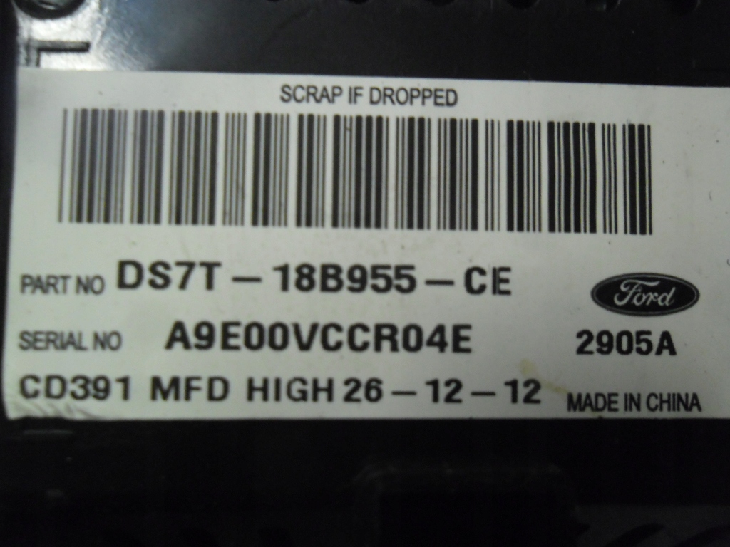 фото №3, Модуль дисплей радио ford mondeo mk5 fusion ds7t-18b955-ce