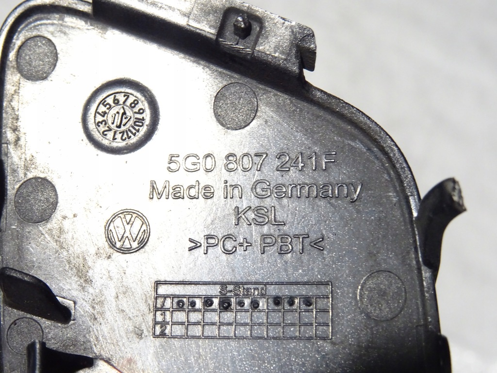 фото №5, Заглушка фаркоп бампера перед vw golf vii 7 5g0 r-line lift 5g0807241f lr7h