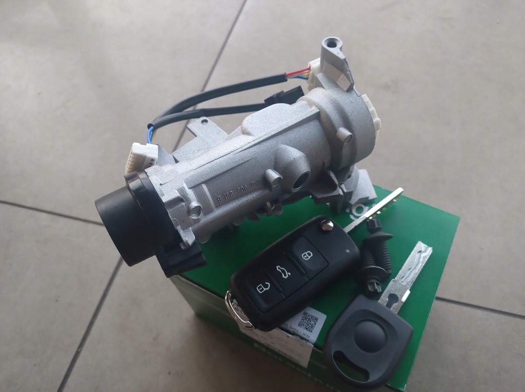 фото №6, Nowa комплектна замок запалювання ключ pod pilot skoda octavia 2 ii fl lift 2007-