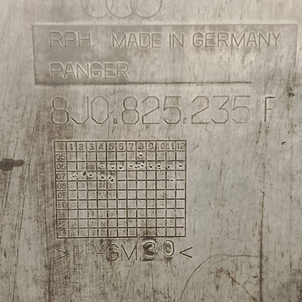 фото №10, Нижня захист двигуна audi tt tts 2006-2014 8j0825235f