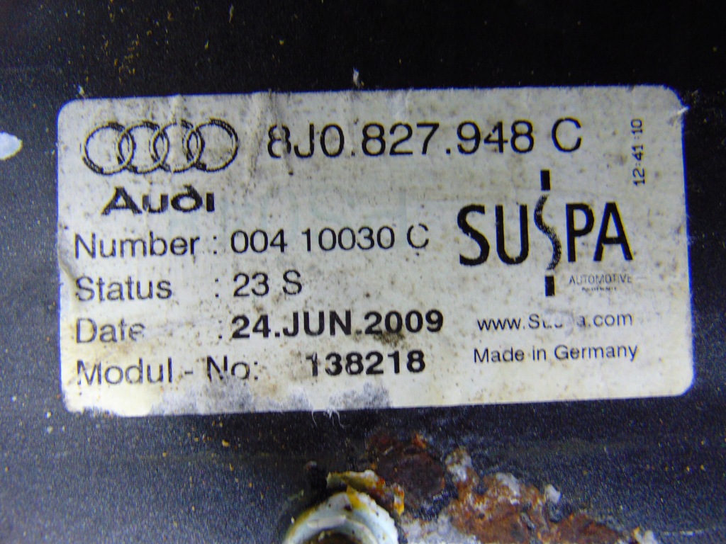 фото №7, Спойлер спойлер крышки багажника задняя audi tt 8j 8j0827948c ly9c