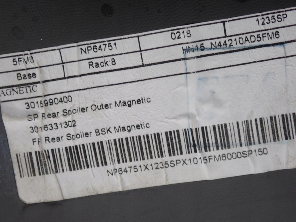 фото №7, Ford ecosport ii 2 st-line lift 17-22 спойлер спойлер кришки задня