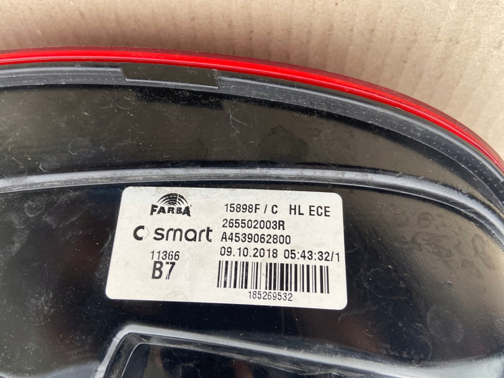 фото №3, Smart forfour ii 453 14-20 led лампа задня права
