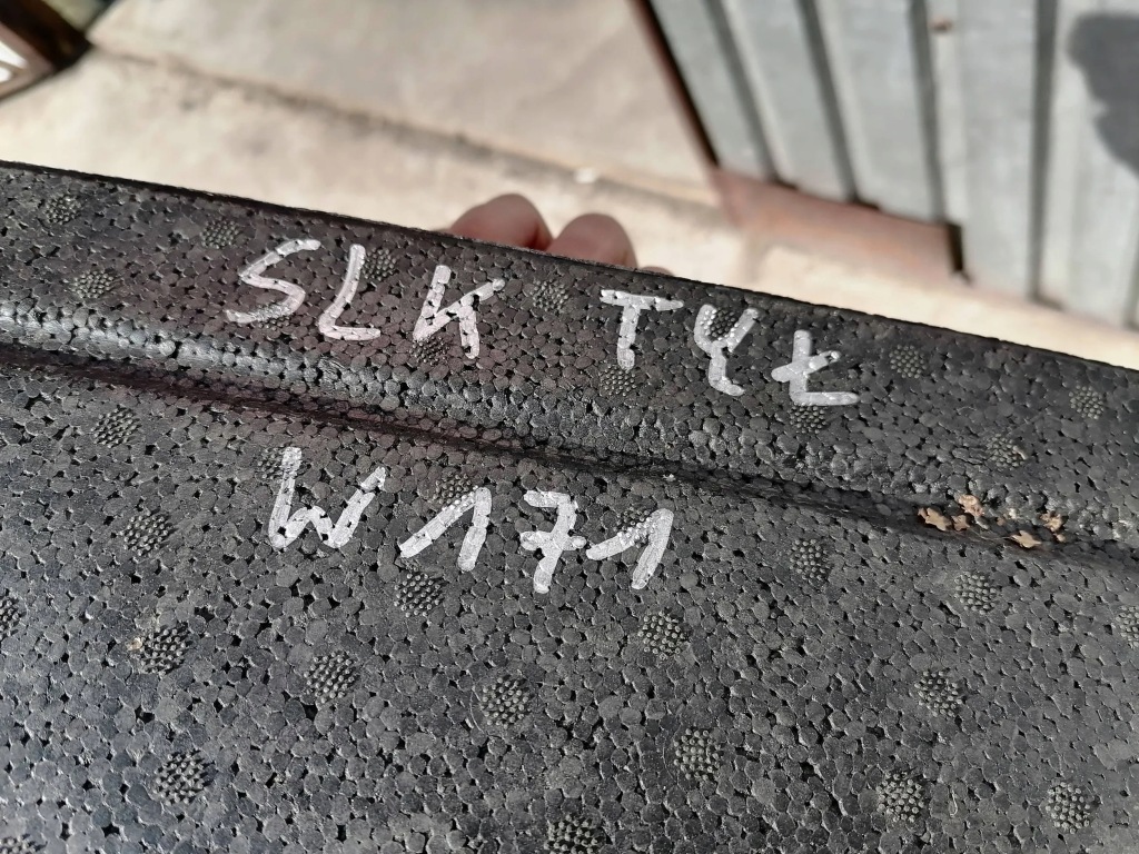 Mercedes-benz slk r171 абсорбер задній пінополістирол Доставка