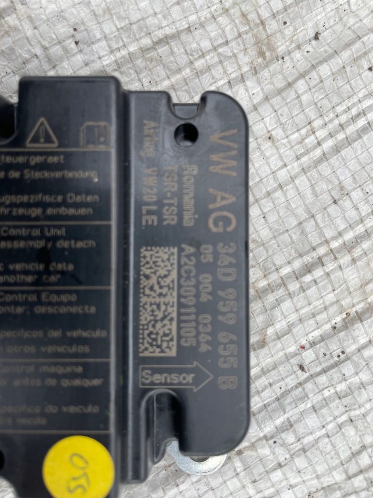 фото №2, Датчик подушка безпеки 34d959655b skoda rapid seat toledo