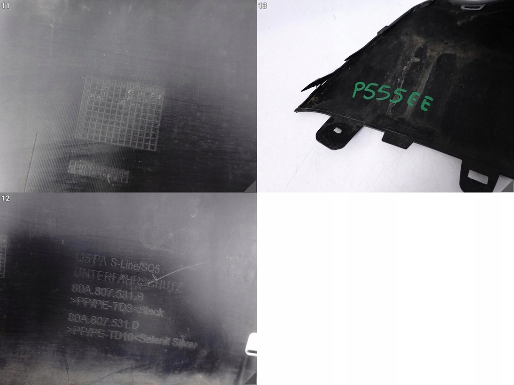 фото №12, Audi q5 s-line sq5 ii 80a fy lift 20-24 спойлер накладка w бампер перед