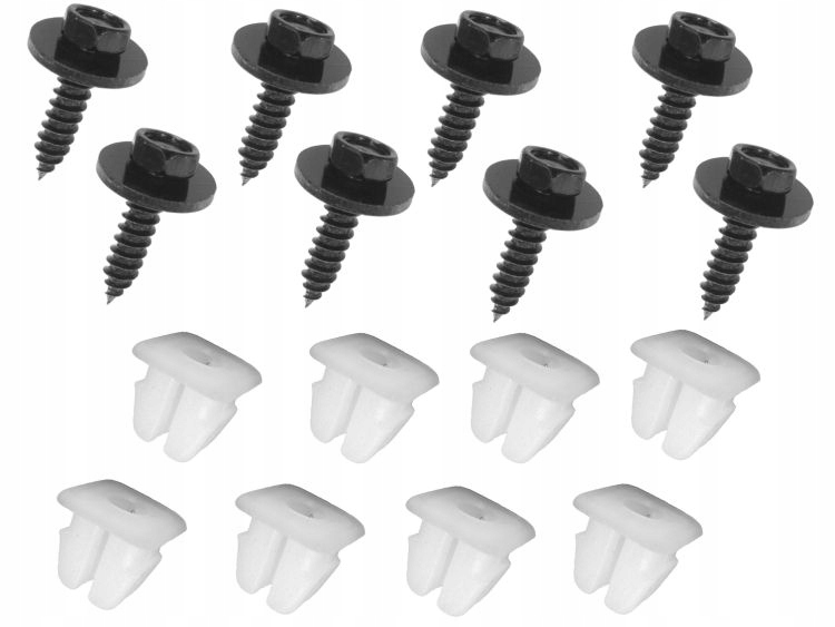 фото №1, Fiat stilo клипсы подкрылок перед комплект набор