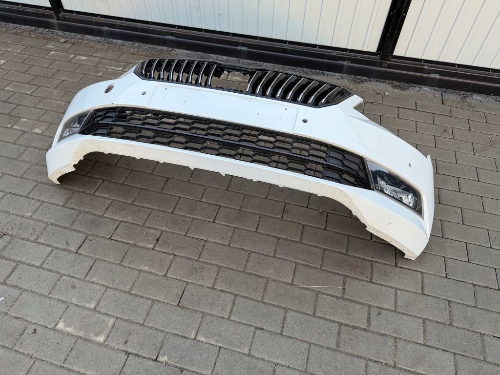 Skoda superb iii 3v0 15-19 бампер передний black edition 6xpdc Цена