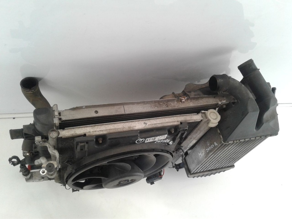 фото №11, Радіатор вентилятори комплект opel zafira 1,9 dti