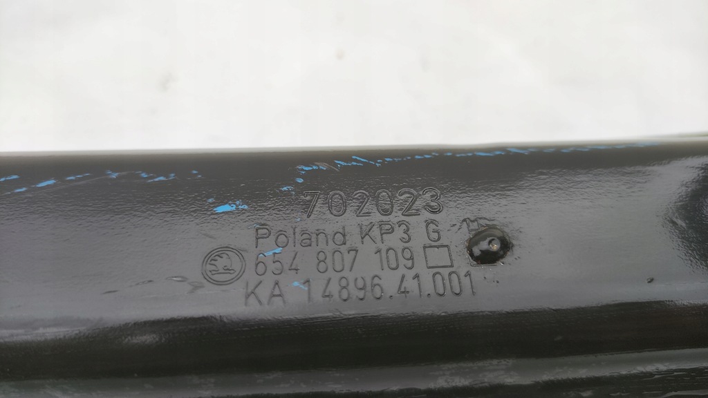 фото №6, Skoda scala 654 807109 19-23 балка бампера перед передняя t-a12