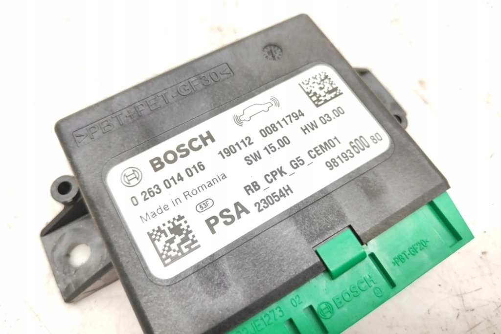 фото №1, Модуль pdc peugeot traveller 0263014016 2.0l дизель 2019