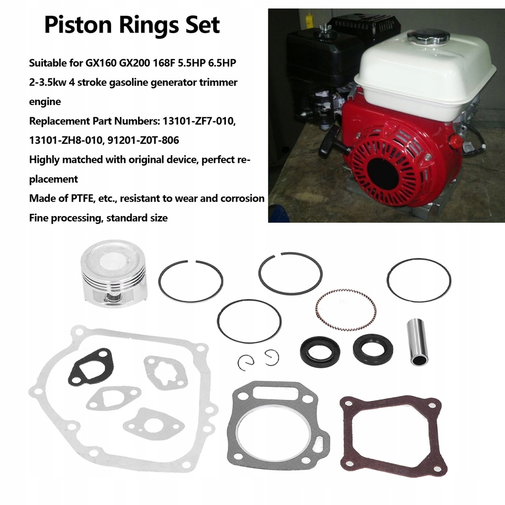 фото №6, 68mm прокладка поршня двигуна кільця