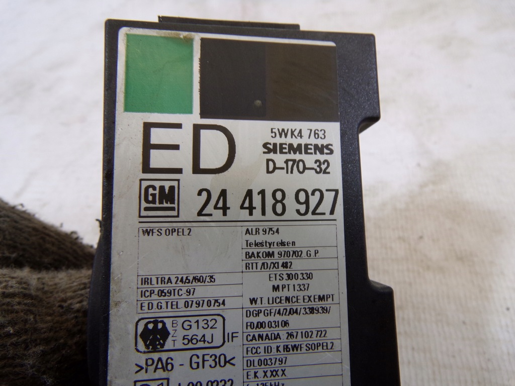 фото №7, Набор стартовый opel zafira b 1.6b 1625000q dbkk