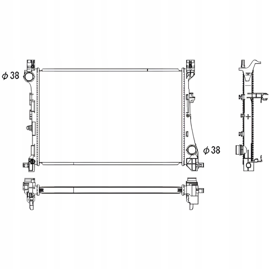 Купить Радиатор fiat 500 l 12-17