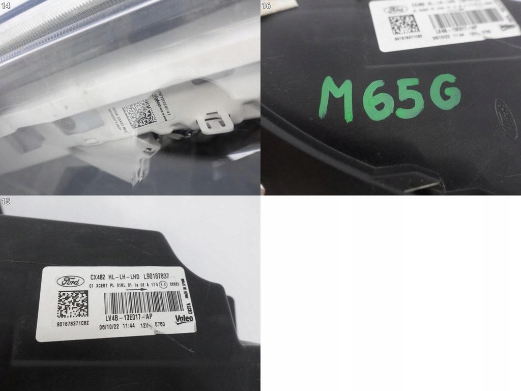 фото №12, Ford kuga iii mk3 escape 19- лампа full led левая перед europa + модуль