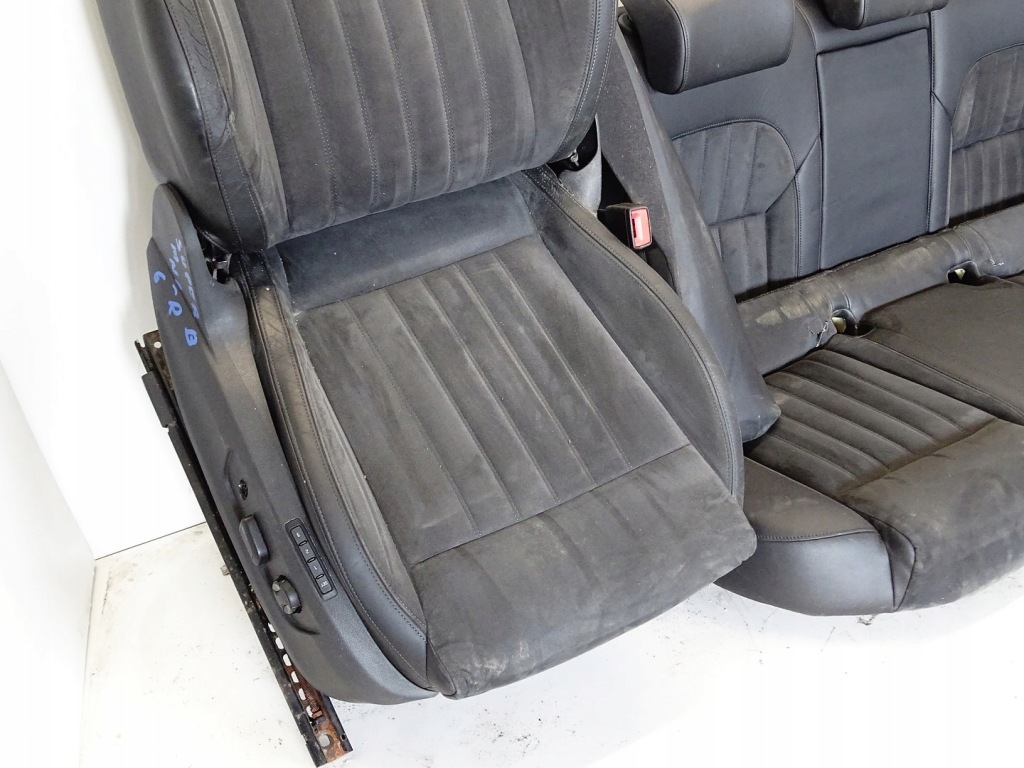 фото №9, Сидіння лівий правий перед задня заднє сидіння спинка skoda superb iii alcantara