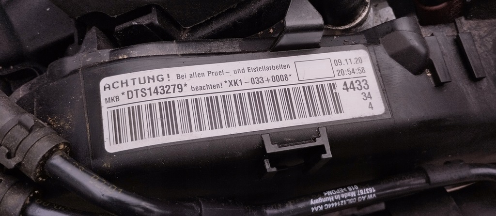 фото №13, Двигатель kompletny vw passat b8 lift 20r 2.0 tdi dts 110kw 150km 61tys