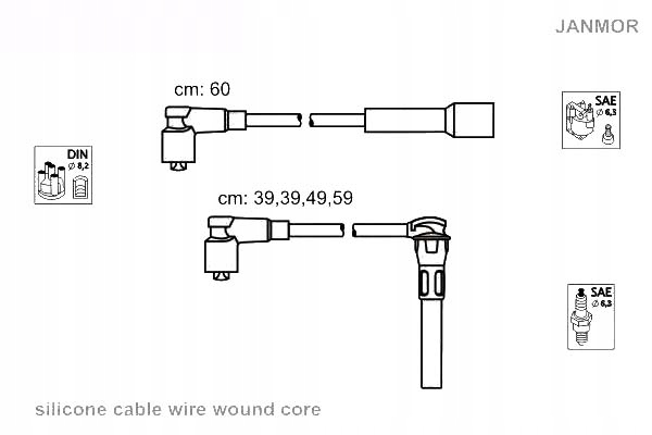 фото №2, Провода wysokiego напряжения линия proline силикон