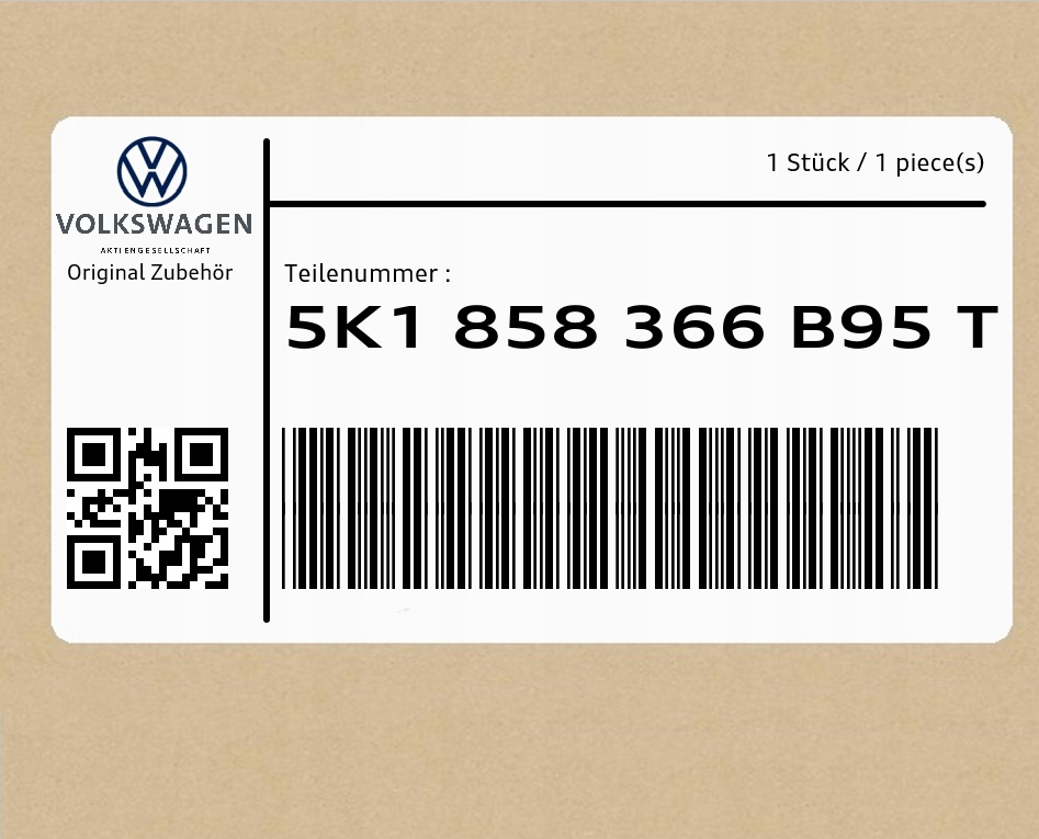 фото №1, Накладка beż cornsilk 5k1858366b95t vw eos