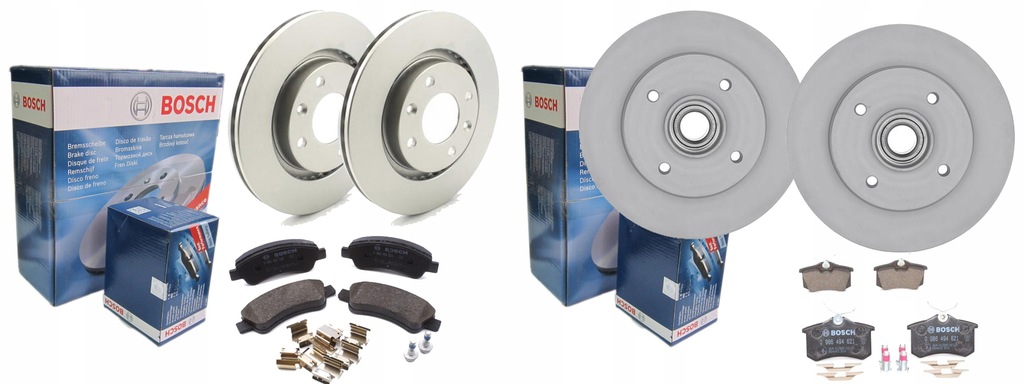 фото №1, Тормозные диски тормозные колодки p+t bosch citroen c3 ii c4 ds3 2008