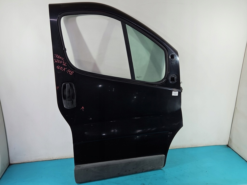фото №1, Дверь перед правое renault trafic ii 01-06 чёрный