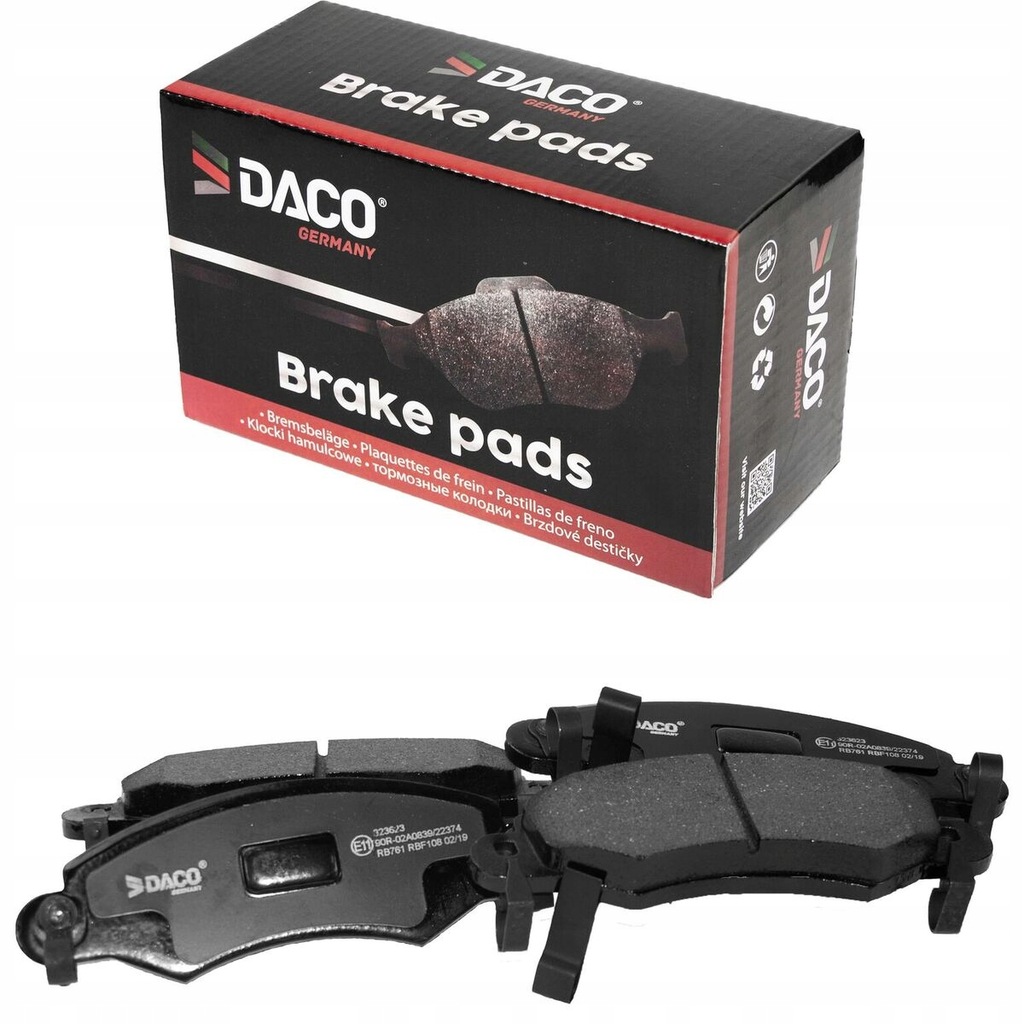 фото №1, Гальмівні колодки гальмівні daco перед agila a wagon r+ justy