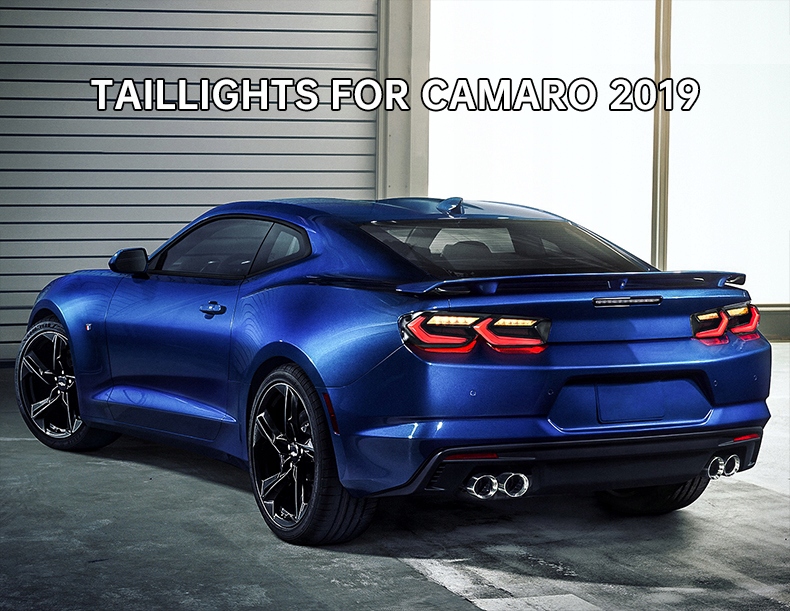 фото №6, Chevrolet camaro 2019-2023 лампа лампы задняя комплект led vland europa