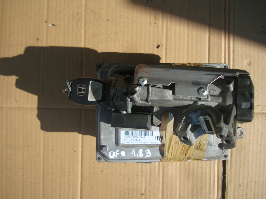 фото №4, Honda civic viii ufo 1.8 бортовой компьютер ключ замок зажигания набор