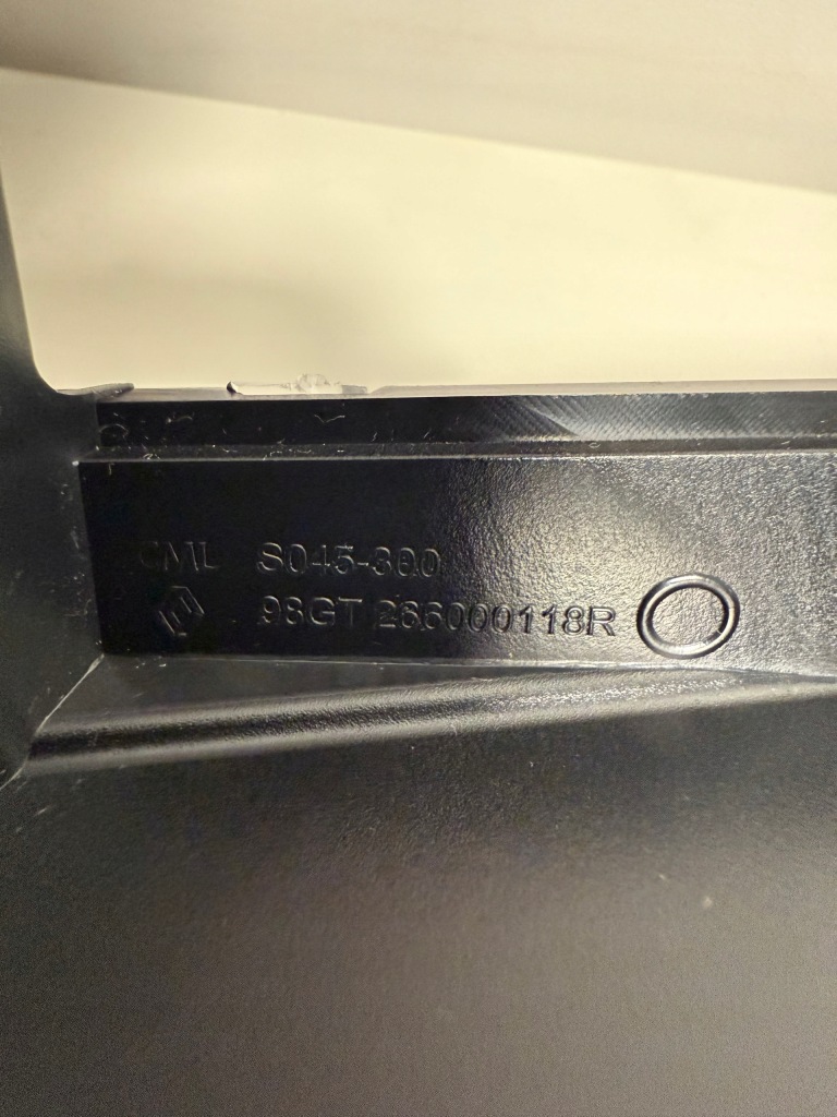 Renault clio iv rs gt line комплект лампа led протитуманна фара 26600118r 266053404r Оригінал