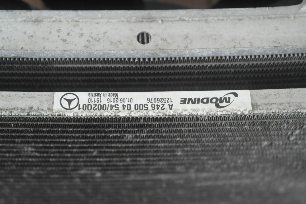 фото №8, Mercedes cla w117 b-klasa w246 13-19 1.6 t cgi радиатор вентилятор комплект