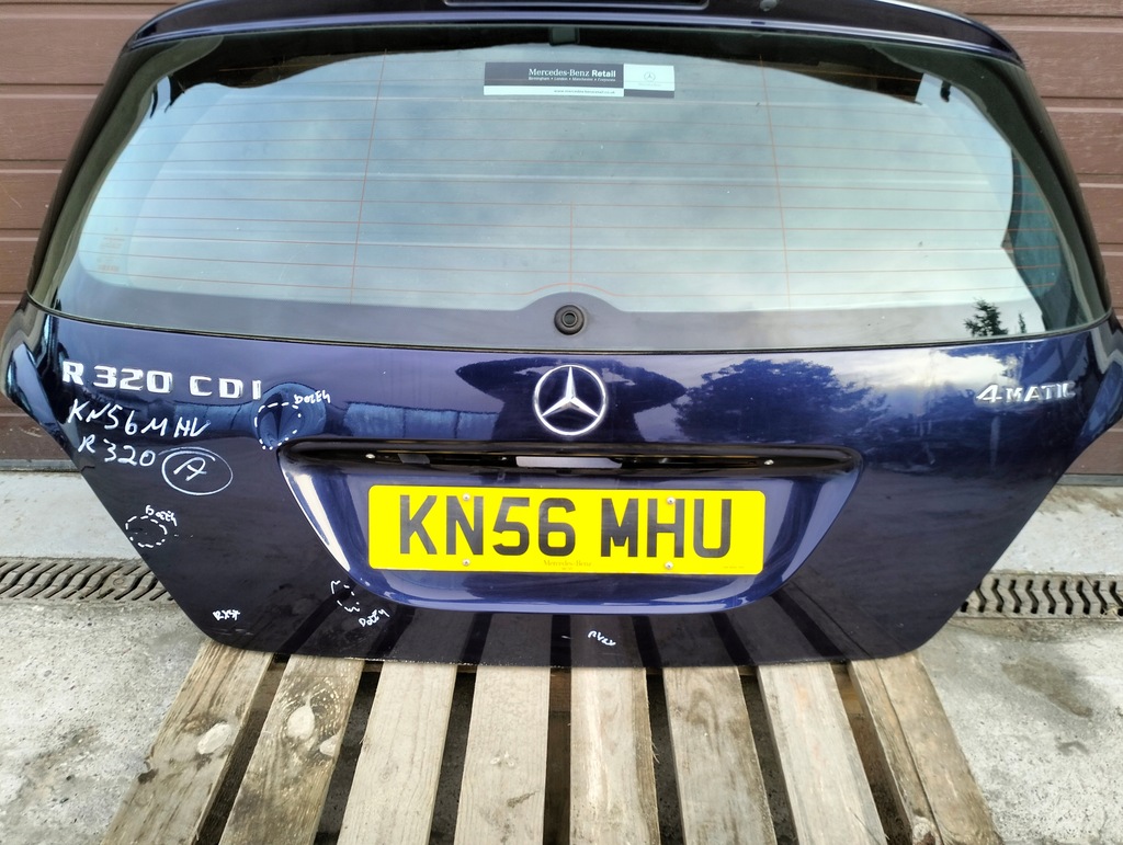 фото №5, Кришка багажника скло задня mercedes r 251 w251 amg lata 2005-2010
