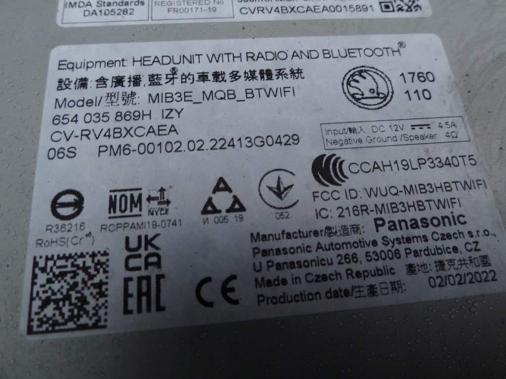 фото №6, Skoda scala 2021 радіо mib3 mqb btwifi 654035869h оригінал europa