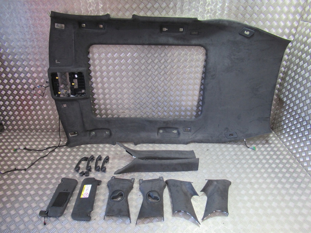 фото №1, Потолок alcantara range rover velar панорама