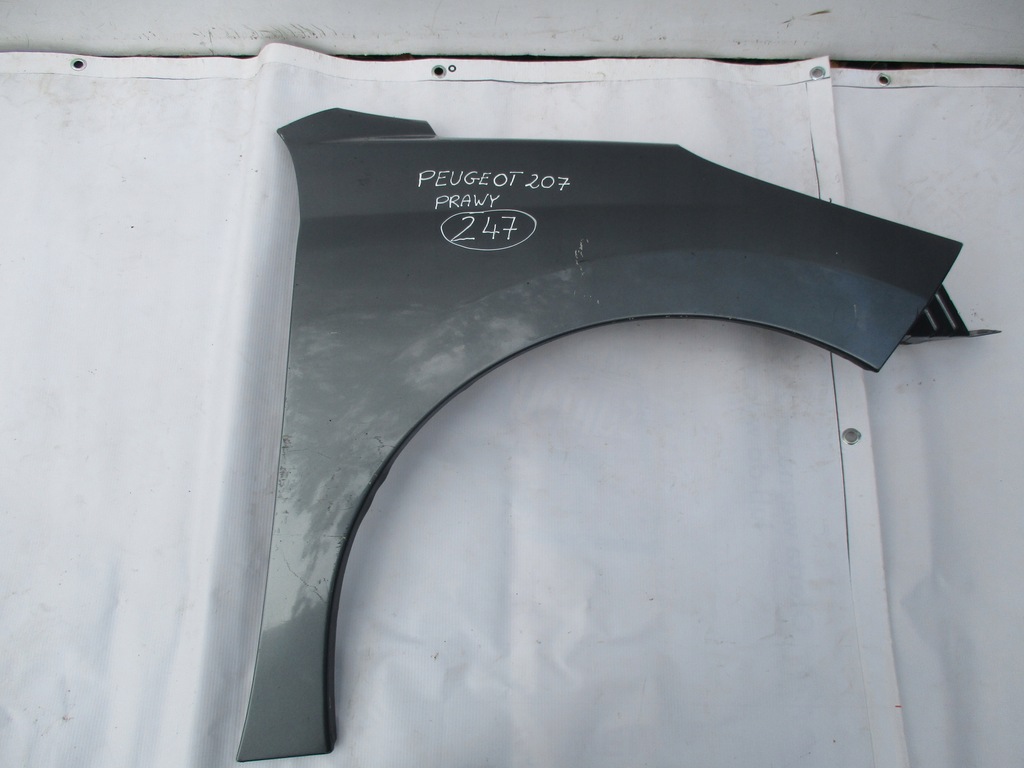 фото №6, Крыло правый перед передний peugeot 207