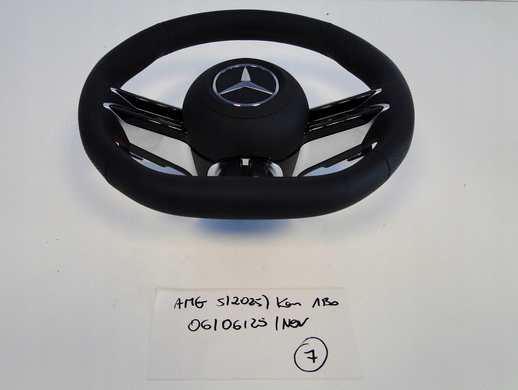 фото №14, Mercedes повітропровід amg шкіра czerwona nić + подушка c klasa 206 w206 s206