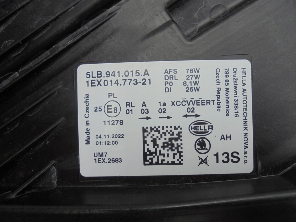 фото №8, Full led правий лівий лампа skoda enyaq iv 5lb eu 5lb941016a 5lb941015a kpl