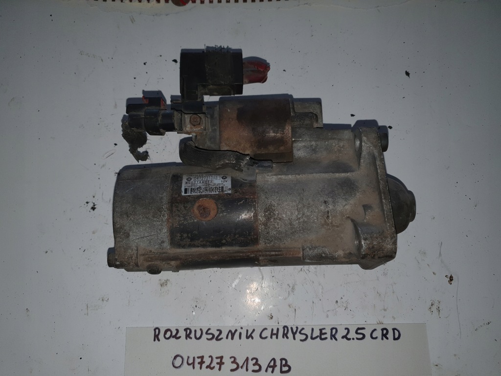 фото №1, Rozrusznikchrysler 2.5 crd 04727313ab
