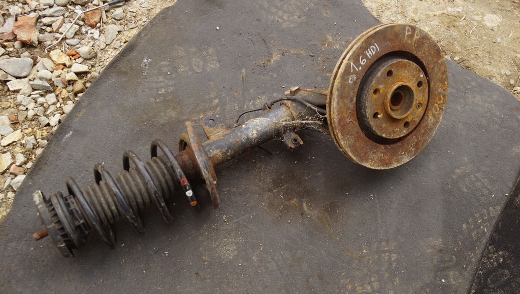 фото №6, Поворотний кулак правий перед peugeot 2008 i 1.6 hdi