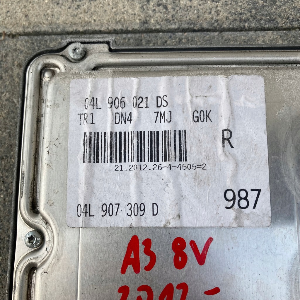 фото №6, Audi a3 8v 2012- 2,0 tdi crb блок керування бортовий комп'ютер двигуна 04l907309d