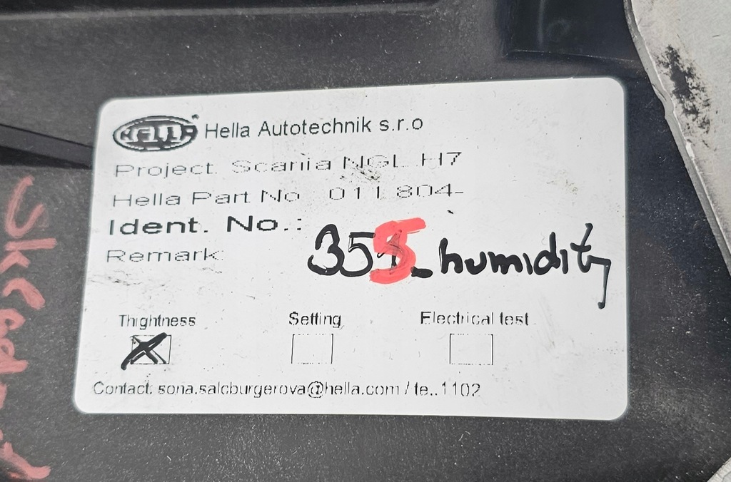 фото №9, Фара лампа scania r s h7/h7 led po відновлення