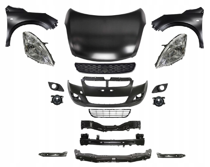 фото №1, Suzuki swift iv 4 2010-2013 kompletny перед капот