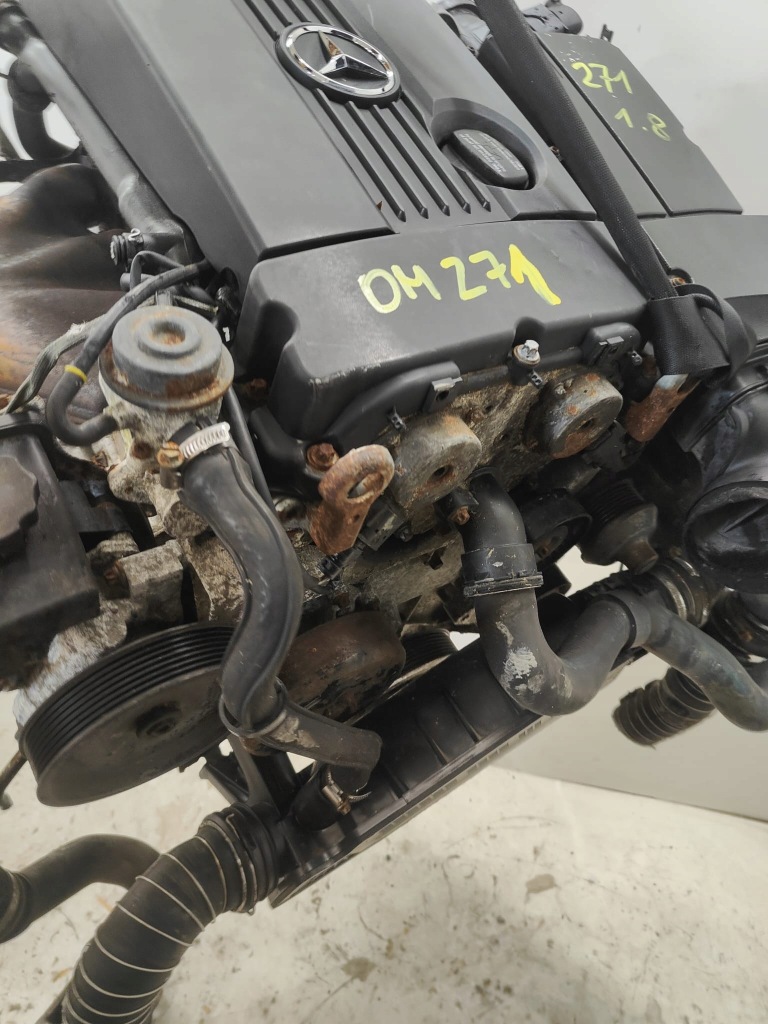 фото №7, Mercedes двигатель 1.8 бензин компрессор om271 оборудование jak na zdj