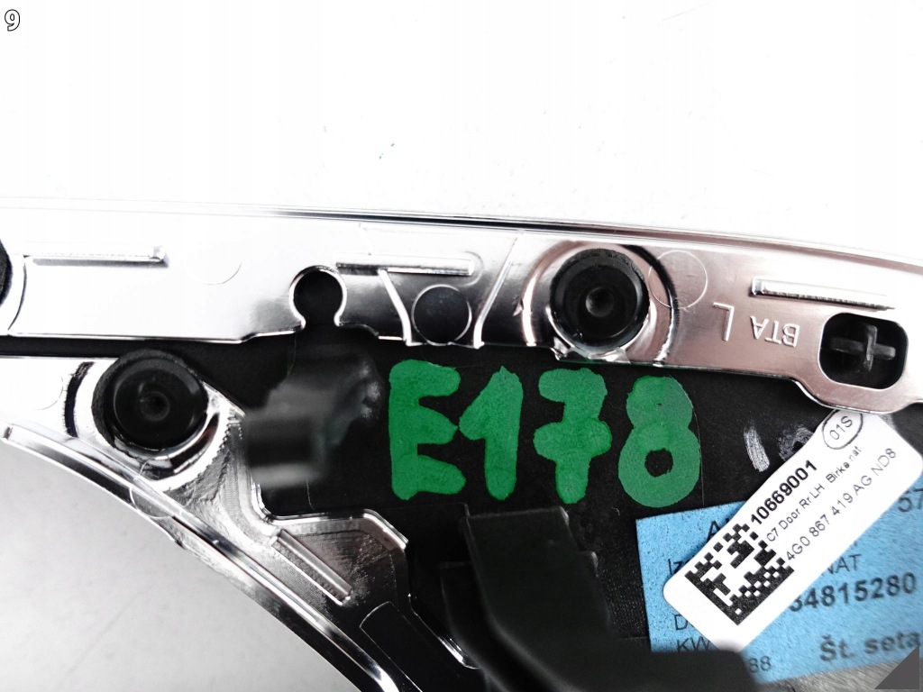 фото №10, Audi a6 s6 4g0 c7 lift 10-18 dekor двері лівих задня хром решітка drewno nd8